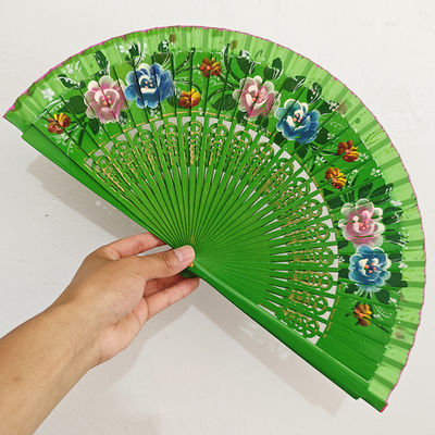 2025 New Arrival Customized Printing Bamboo Hand Fan with Pantone Color and Multiple Sizes for OEM Service